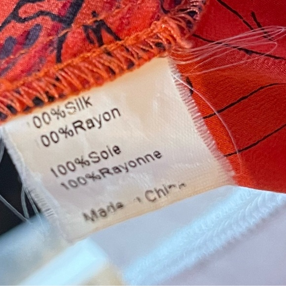 Twinkle By Wenlan Silk Blouse Size 0 - Picture 7 of 8